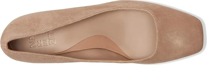Naturalizer Jayla Pumps High Women's Heels Taupe Suede : 12 W (C), Leather - Image 2