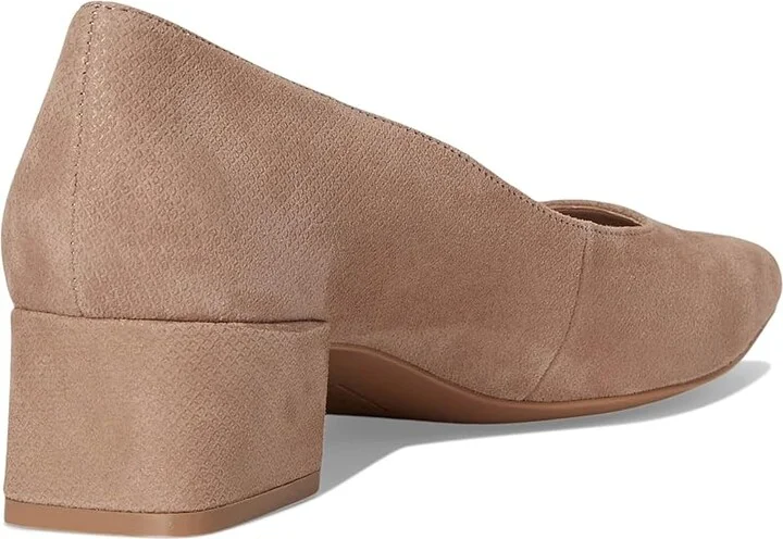 Naturalizer Jayla Pumps High Women's Heels Taupe Suede : 12 W (C), Leather - Image 4