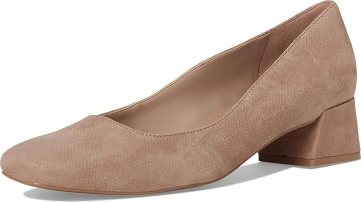 Naturalizer Jayla Pumps High Women's Heels Taupe Suede : 12 W (C), Leather - Image 5