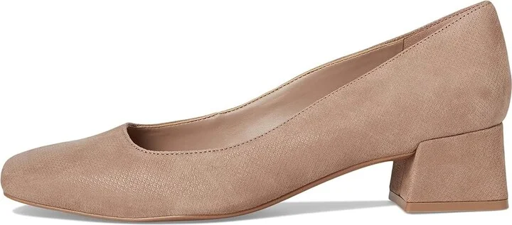 Naturalizer Jayla Pumps High Women's Heels Taupe Suede : 12 W (C), Leather - Image 6