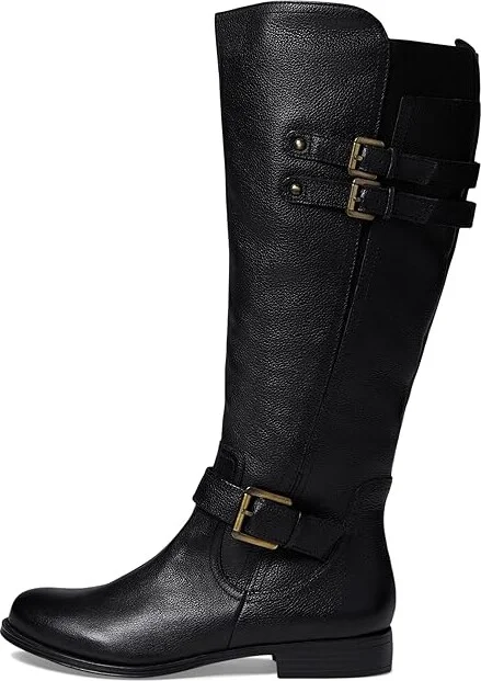 Naturalizer Jessie Wide Calf Women's Boots Black Wide Calf Leather : 7 M (B) - Image 7