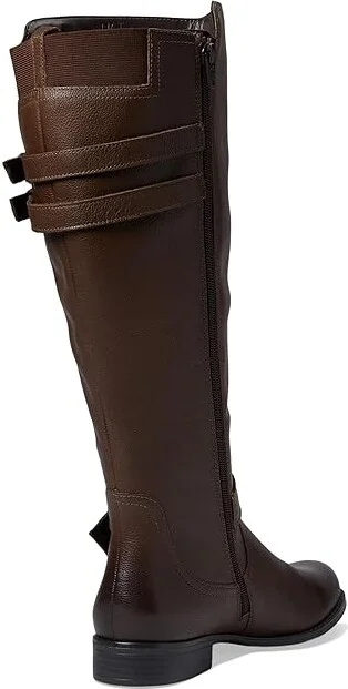 Naturalizer Jessie Wide Calf Women's Boots Chocolate Wide Calf Leather : 7 M (B) - Image 5