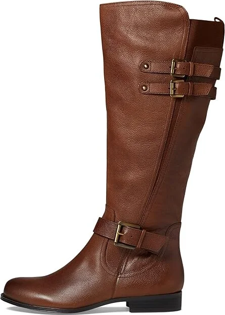 Naturalizer Jessie Wide Calf Women's Boots Cinnamon Wide Calf : 7 M (B), Leather - Image 5