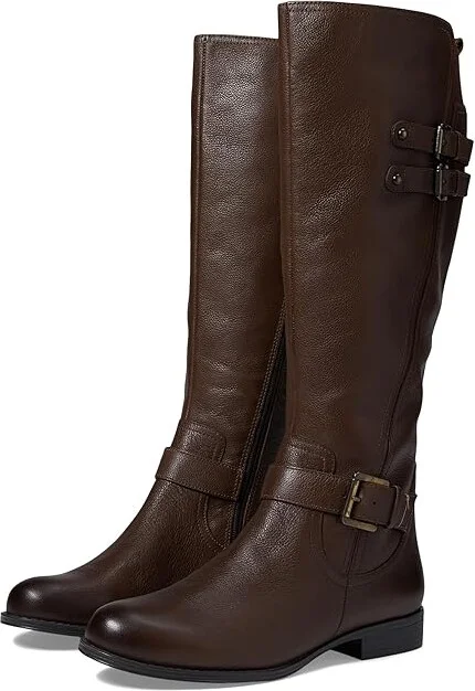 Naturalizer Jessie Women's Boots Chocolate Leather : 9.5 W (C)