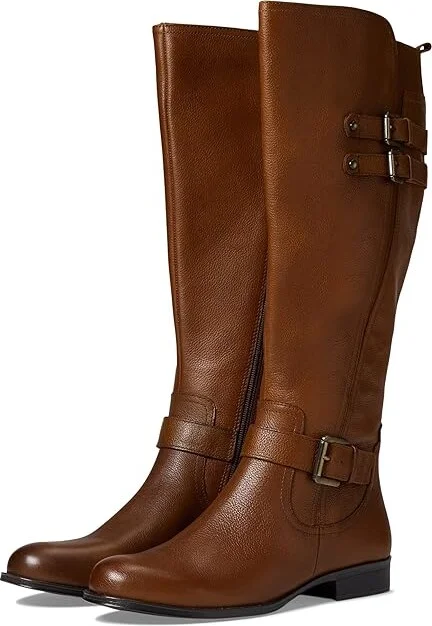 Naturalizer Jessie Women's Boots Cinnamon : 9 W (C), Leather
