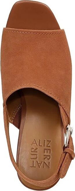 Naturalizer Jianna Women's Sandals English Tea Suede : 11 M (B), Leather - Image 2