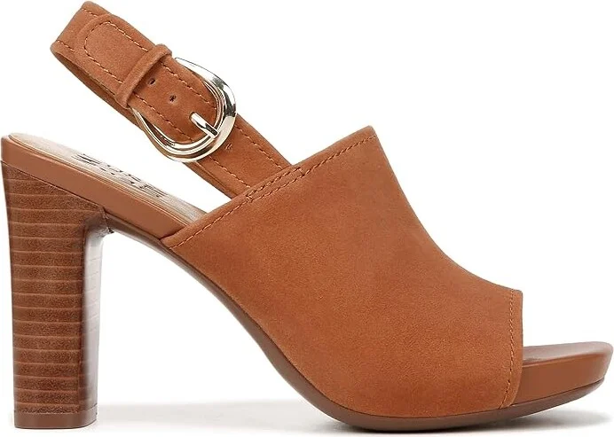 Naturalizer Jianna Women's Sandals English Tea Suede : 11 M (B), Leather - Image 6