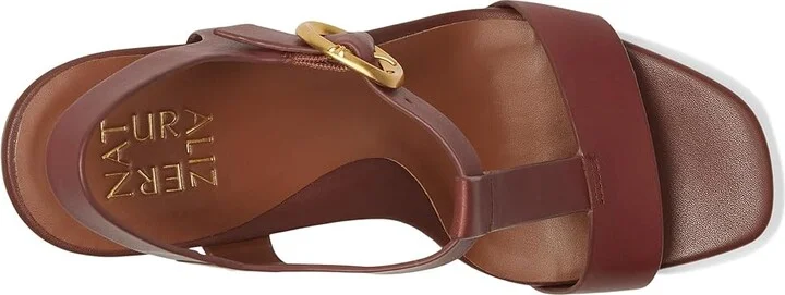 Naturalizer Jordis Women's Wedge Shoes Cappuccino Brown Leather : 12 M (B) - Image 2