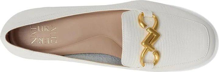 Naturalizer Jovie Women's Shoes Warm White Lizard Pattern Leather : 9.5 W (C), Leather/Rubber - Image 2