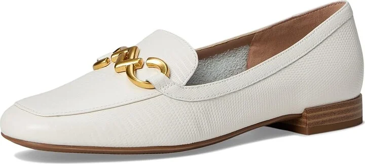 Naturalizer Jovie Women's Shoes Warm White Lizard Pattern Leather : 9.5 W (C), Leather/Rubber - Image 5