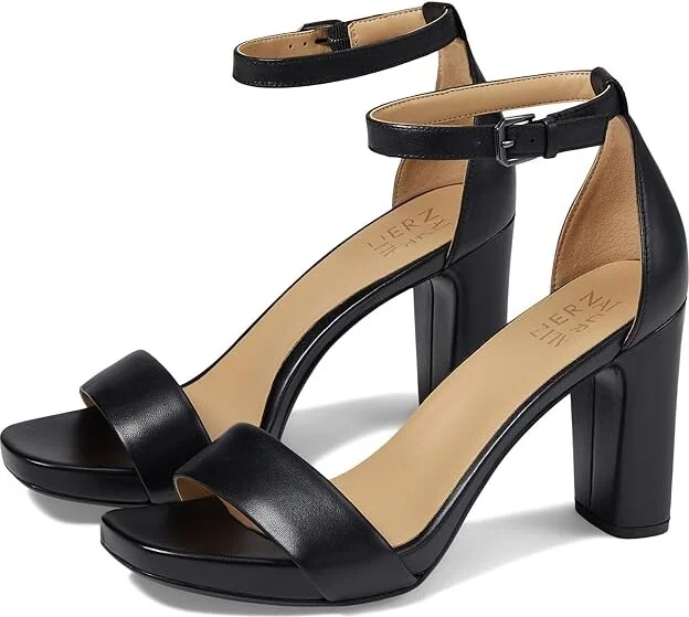 Naturalizer Joy Women's Shoes Black Leather : 9.5 W (C)