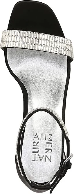 Naturalizer Joy Women's Shoes Black Satin Fabric : 6 M (B), Textile - Image 2