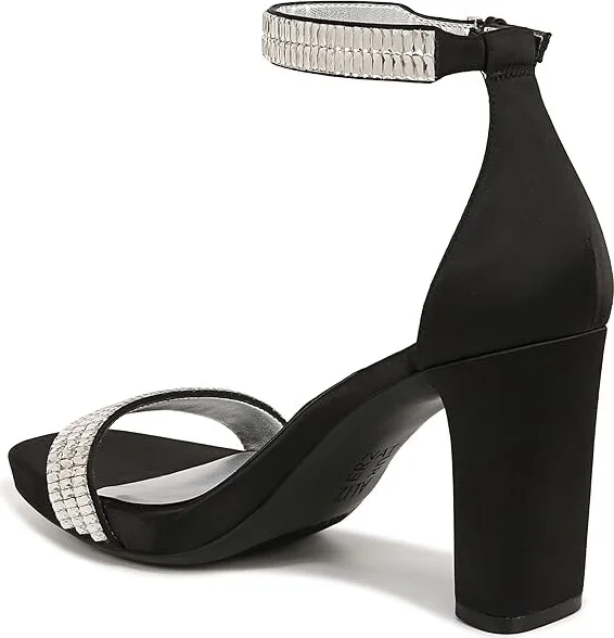 Naturalizer Joy Women's Shoes Black Satin Fabric : 6 M (B), Textile - Image 4