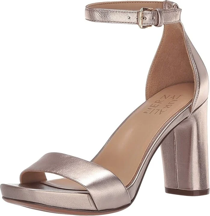 Naturalizer Joy Women's Shoes Light Bronze Metallic Leather : 9.5 W (C) - Image 2