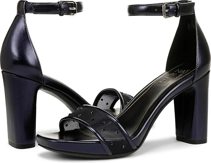 Naturalizer Joy Women's Shoes Midnight Blue Leather : 10 W (C) - Image 5