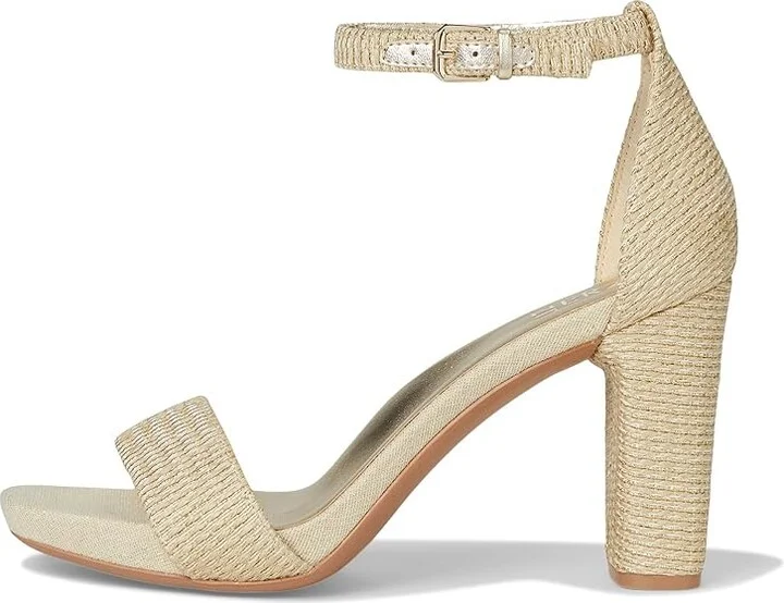 Naturalizer Joy Women's Shoes Natural Gold Woven Fabric : 12 M (B), Leather - Image 6