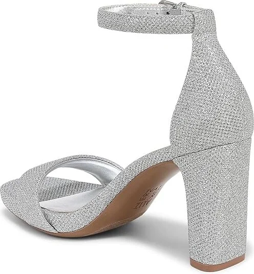 Naturalizer Joy Women's Shoes Silver Fab Fabric : 10 M (B) - Image 4