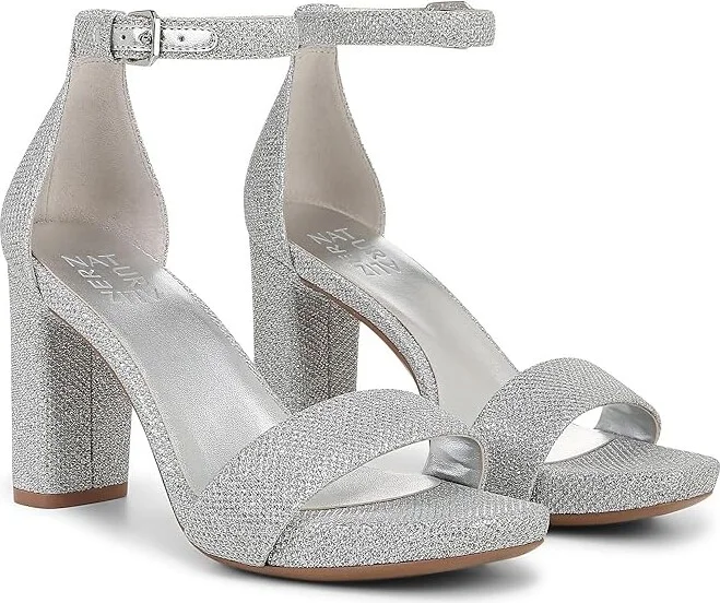 Naturalizer Joy Women's Shoes Silver Fab Fabric : 10 M (B)