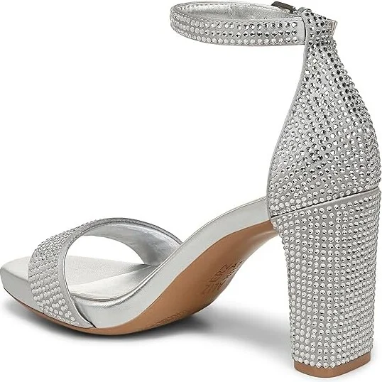 Naturalizer Joy Women's Shoes Silver Satin : 11 W (C) - Image 4