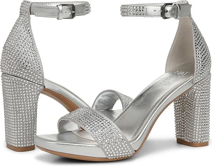 Naturalizer Joy Women's Shoes Silver Satin : 11 W (C) - Image 5