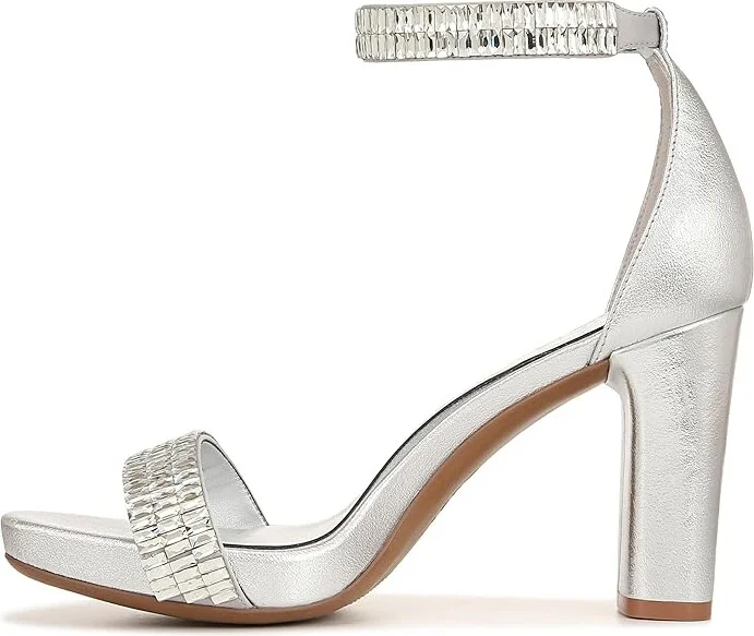 Naturalizer Joy Women's Shoes Silver Satin Synthetic : 9.5 M (B) - Image 6
