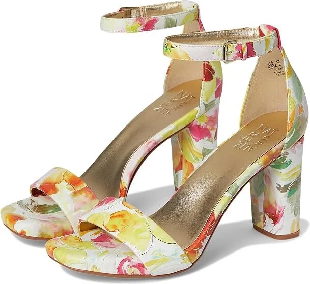 Naturalizer Joy Women's Shoes Sunlight Yellow Floral Leather : 11 W (C)