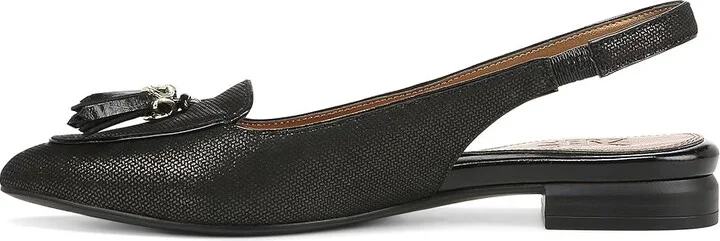 Naturalizer Juliana Slingbacks Women's Maryjane Shoes Black Metallic Leather : 6 W (C) - Image 6