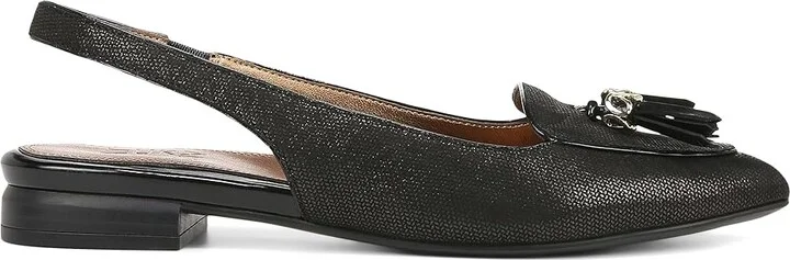 Naturalizer Juliana Slingbacks Women's Maryjane Shoes Black Metallic Leather : 6 W (C) - Image 7