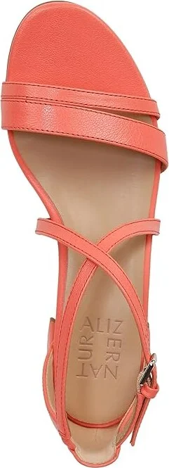 Naturalizer June Ankle Straps Women's Sandals Apricot Blush Leather : 5.5 M (B) - Image 2