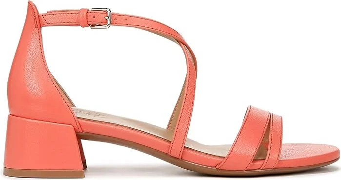 Naturalizer June Ankle Straps Women's Sandals Apricot Blush Leather : 5.5 M (B) - Image 6
