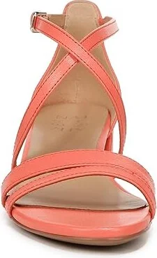 Naturalizer June Ankle Straps Women's Sandals Apricot Blush Leather : 5.5 M (B) - Image 7