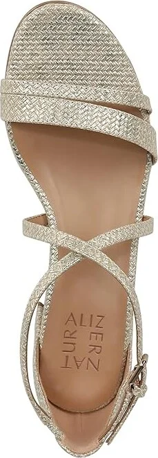 Naturalizer June Ankle Straps Women's Sandals Cremosa Taupe Leather : 6 M (B) - Image 2