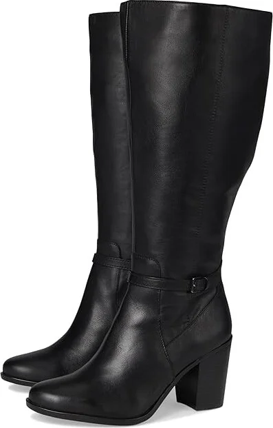 Naturalizer Kalina - Extra Wide Shaft Women's Shoes Black Xw : 7 W (C), Leather