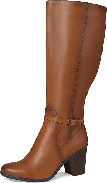 Naturalizer Kalina - Extra Wide Shaft Women's Shoes Cider Xw : 9 W (C), Leather - Image 5