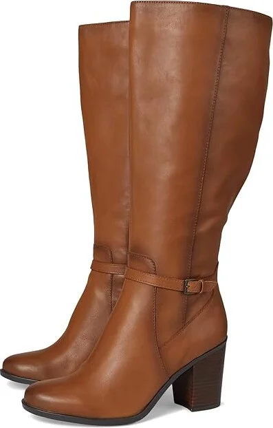Naturalizer Kalina - Extra Wide Shaft Women's Shoes Cider Xw : 9 W (C), Leather