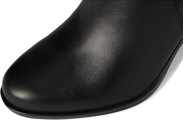Naturalizer Kalina-Stretch Wide Calf Boots Women's Boots Black Leather and Fabric : 12 M (B) - Image 2