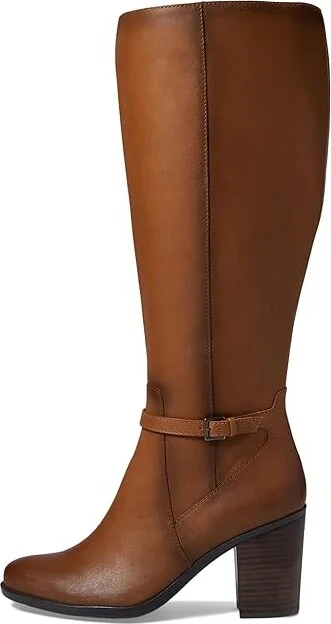 Naturalizer Kalina Wide Shaft Women's Shoes Cider Spice Leather : 7 WW (E) - Image 6