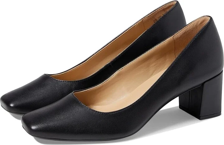 Naturalizer Karina Women's Shoes Black Leather : 9.5 W (C), Suede/Leather