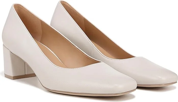 Naturalizer Karina Women's Shoes Satin Pearl Leather : 9.5 W (C), Suede/Leather