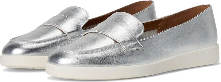 Naturalizer Karis Women's 1-2 inch heel Shoes Silver Leather : 12 M (B)