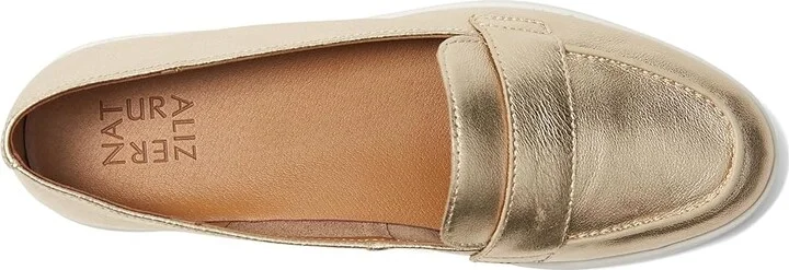 Naturalizer Karis Women's 1-2 inch heel Shoes Soft Gold Leather : 8.5 W (C) - Image 2