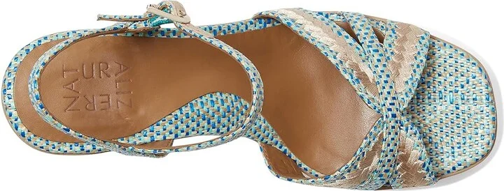 Naturalizer Katalina Women's Wedge Shoes Blue Weave Fabric : 12 M (B), Synthetic - Image 2