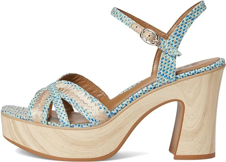 Naturalizer Katalina Women's Wedge Shoes Blue Weave Fabric : 12 M (B), Synthetic - Image 6