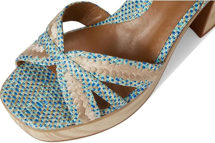 Naturalizer Katalina Women's Wedge Shoes Blue Weave Fabric : 12 M (B), Synthetic - Image 7