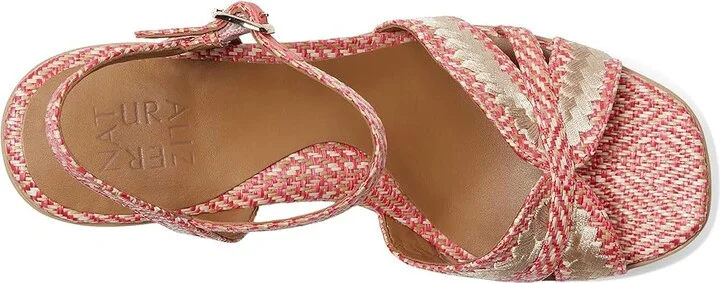 Naturalizer Katalina Women's Wedge Shoes Pink Weave Fabric : 8.5 M (B), Synthetic - Image 2