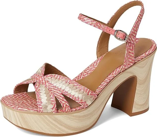 Naturalizer Katalina Women's Wedge Shoes Pink Weave Fabric : 8.5 M (B), Synthetic - Image 5