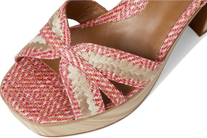 Naturalizer Katalina Women's Wedge Shoes Pink Weave Fabric : 8.5 M (B), Synthetic - Image 7