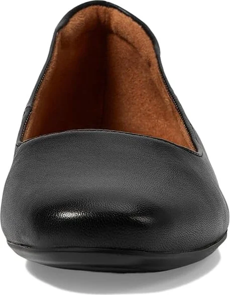 Naturalizer Kelly Ballet Women's Flat Shoes Black Leather : 6 W (C) - Image 5