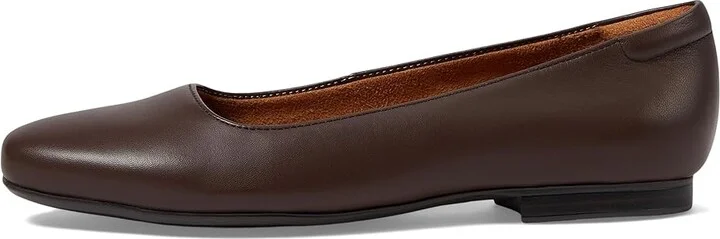 Naturalizer Kelly Ballet Women's Flat Shoes Chocolate Bar Leather : 10 M (B) - Image 6
