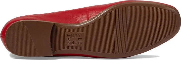 Naturalizer Kelly Ballet Women's Flat Shoes Crimson Red Leather : 6.5 W (C) - Image 3